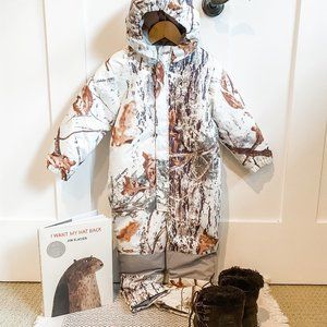Cabelas 4T Winter Camo Snowsuit